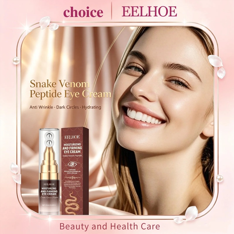 Caffeine Eye Serum - EELHOE Snake Venom Peptide Roller Eye
