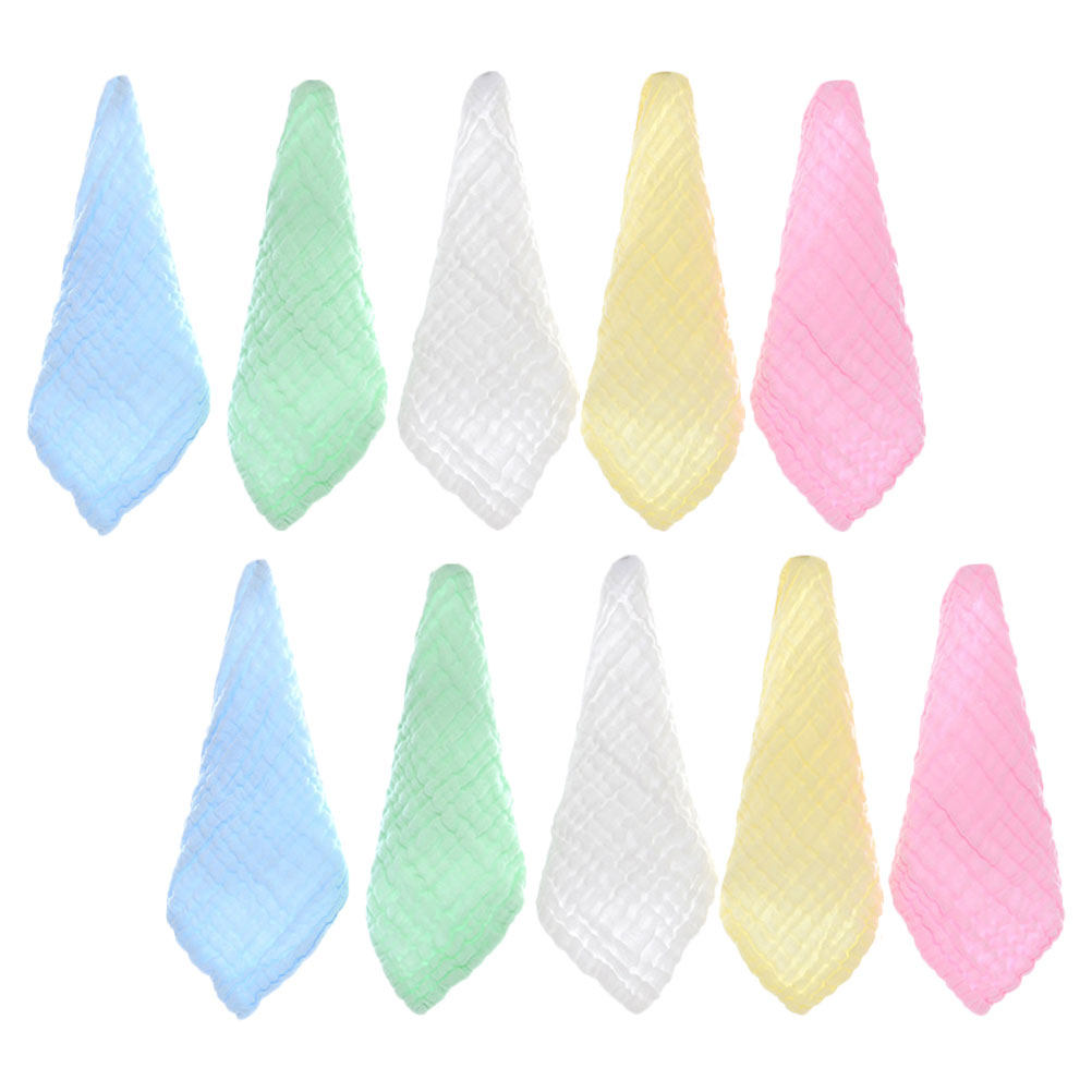 Skincare Newborn - 10 Pack Cotton Baby Washcloths Soft