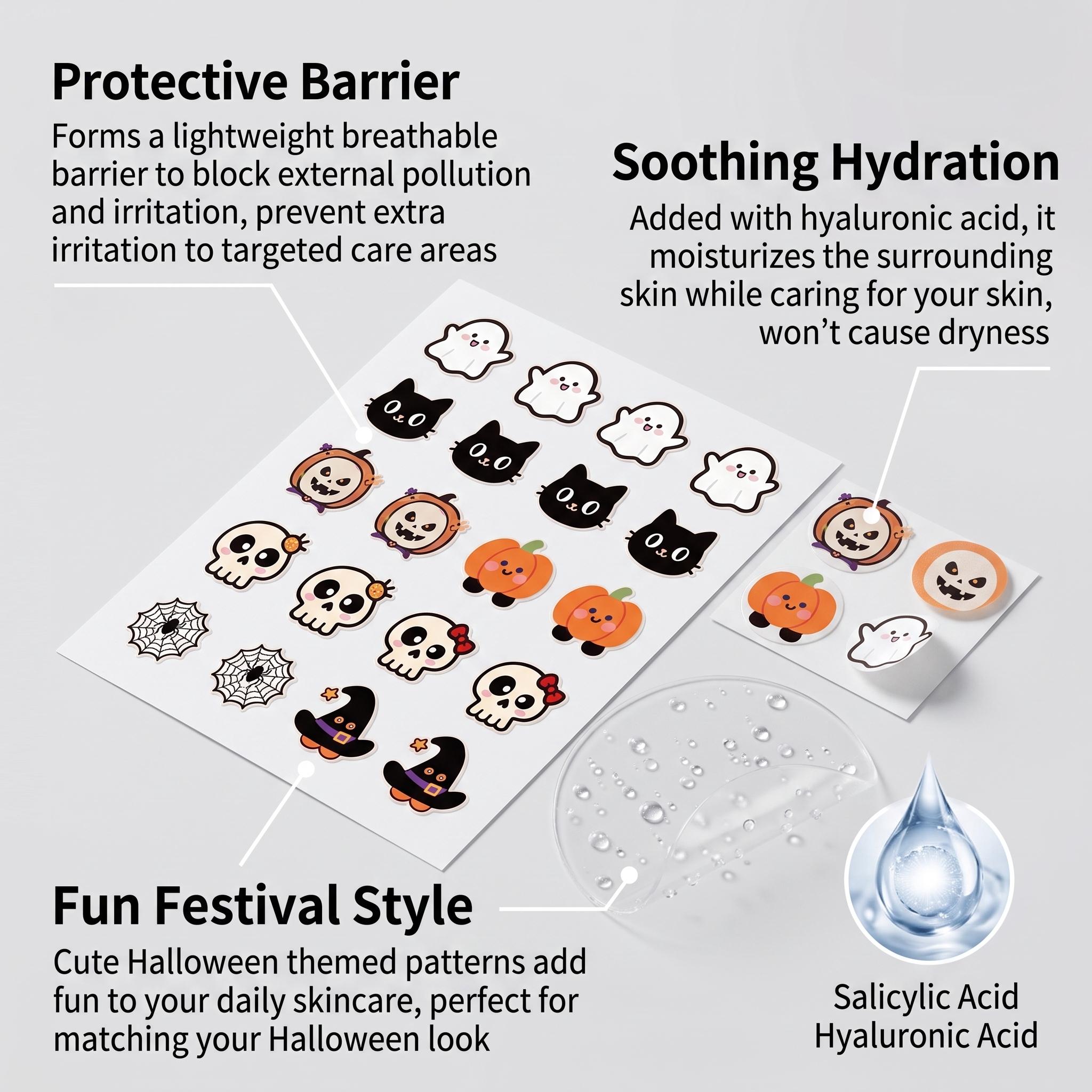 Halloween Acne Patches Salicyl - Skincare Salicylic Acid review and price