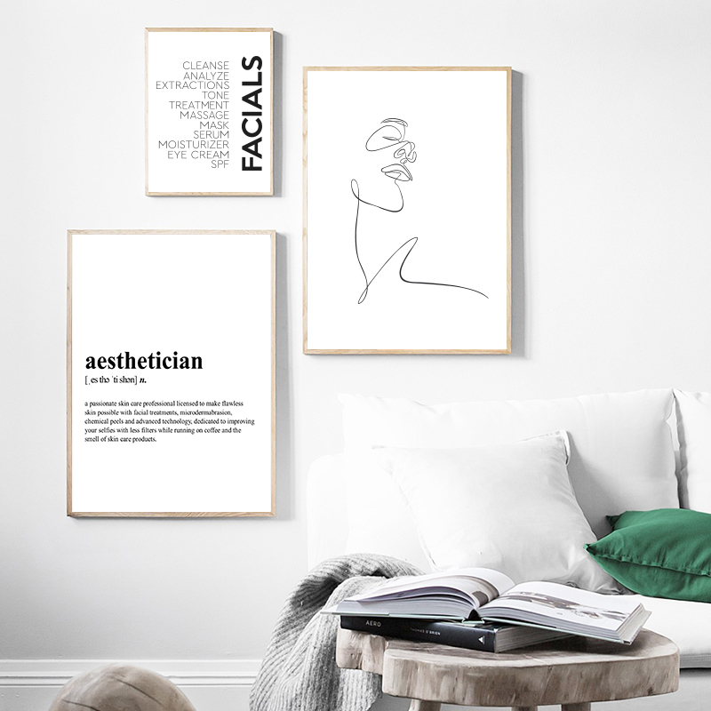 Aesthetician Definition Canvas - Skincare Quote review and price